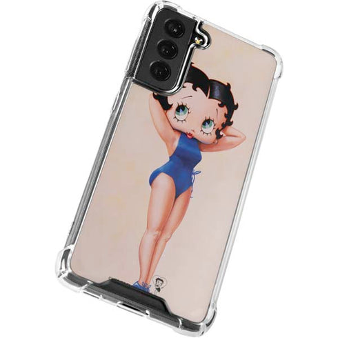 Betty Boop Swimsuit Galaxy S22 Clear Case