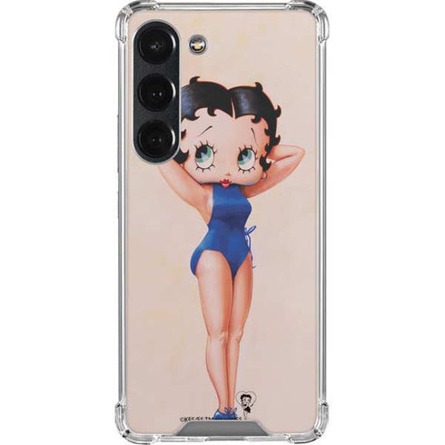 Betty Boop Swimsuit Galaxy S23 Clear Case