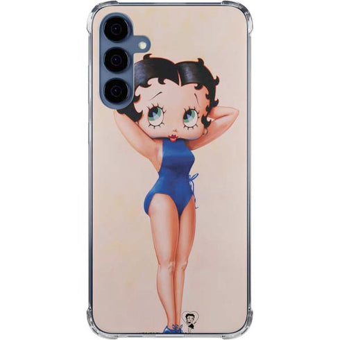 Betty Boop Swimsuit Galaxy S24 Clear Case