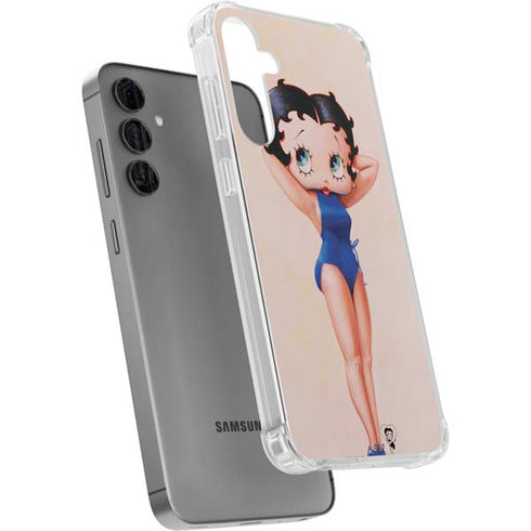 Betty Boop Swimsuit Galaxy S24 Plus Clear Case