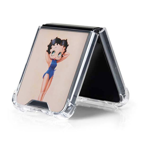 Betty Boop Swimsuit Galaxy Z Flip5 5G Clear Case