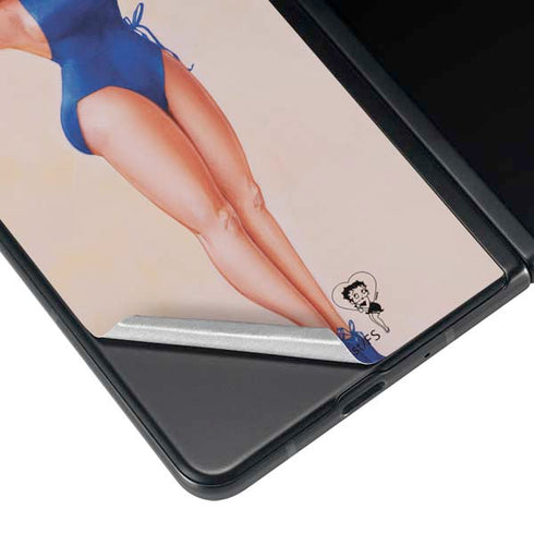 Betty Boop Swimsuit Galaxy Z Fold3 5G Skin