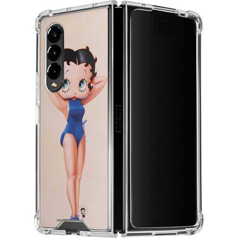Betty Boop Swimsuit Galaxy Z Fold4 5G Clear Case