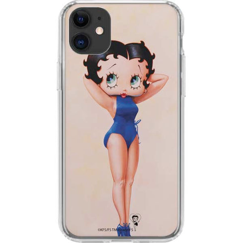 Betty Boop Swimsuit iPhone 11 Clear Case