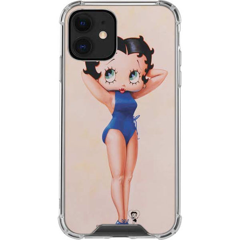 Betty Boop Swimsuit iPhone 12 Clear Case