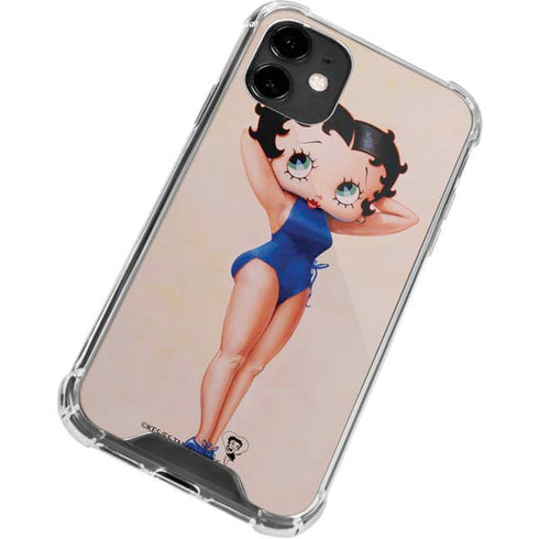 Betty Boop Swimsuit iPhone 12 Clear Case