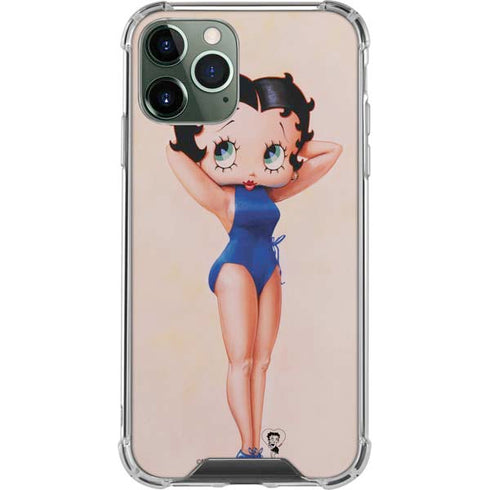 Betty Boop Swimsuit iPhone 12 Pro Clear Case