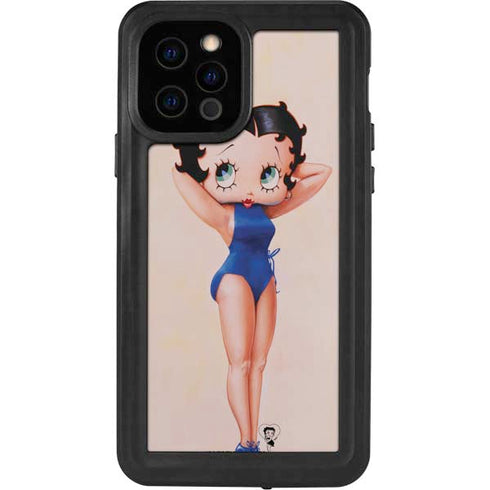 Betty Boop Swimsuit iPhone 12 Pro Waterproof Case