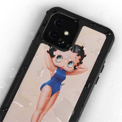 Betty Boop Swimsuit iPhone 12 Waterproof Case