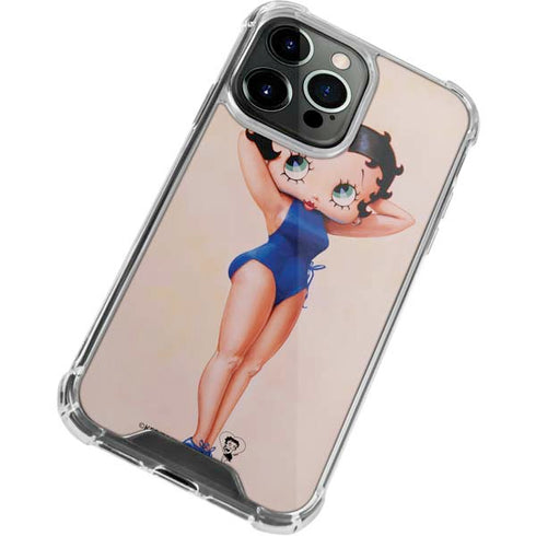Betty Boop Swimsuit iPhone 15 Pro Clear Case