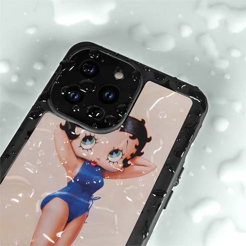 Betty Boop Swimsuit iPhone 14 Pro Max Waterproof Case