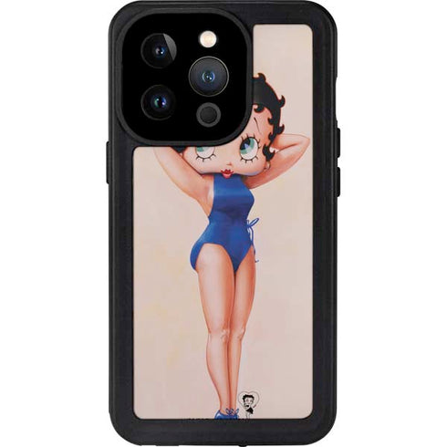 Betty Boop Swimsuit iPhone 14 Pro Waterproof Case