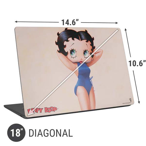 Betty Boop Swimsuit Universal Laptop 18in (14.6 x 10.6in) Skin