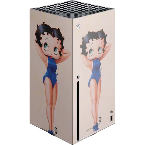 Betty Boop Swimsuit Xbox Series X Console Skin