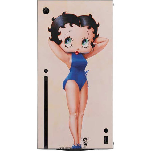 Betty Boop Swimsuit Xbox Series X Console Skin