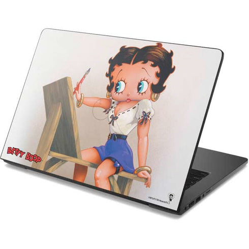 Betty Boop The Artist Dell Chromebook Skin
