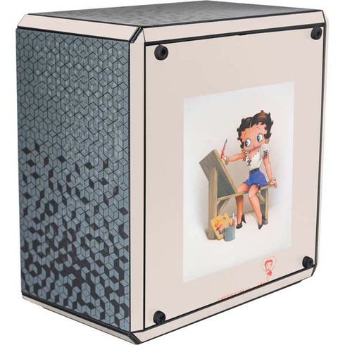 Betty Boop The Artist Cooler Master MasterBox Q300L Mini Tower Skin