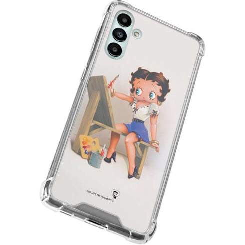 Betty Boop The Artist Galaxy A13 5G Clear Case