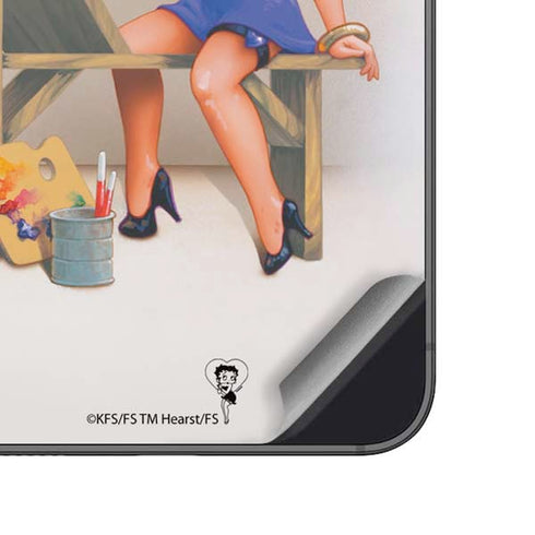 Betty Boop The Artist Galaxy A14 5G Skin