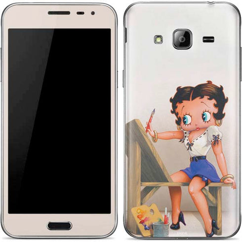 Betty Boop The Artist Galaxy J3 Skin