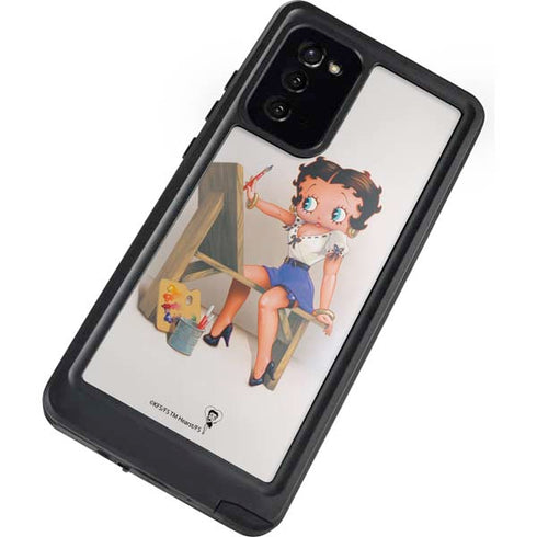 Betty Boop The Artist Galaxy Note20 5G Waterproof Case
