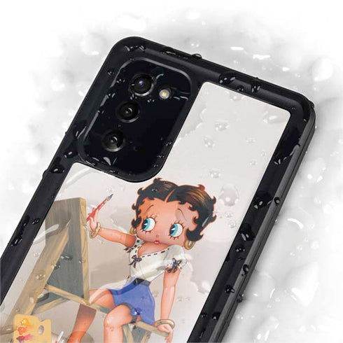 Betty Boop The Artist Galaxy Note20 5G Waterproof Case