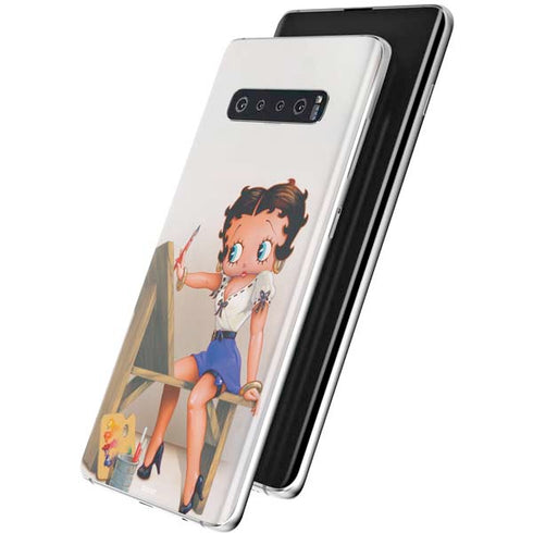 Betty Boop The Artist Galaxy S10 Skin