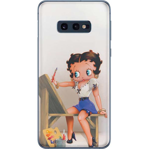 Betty Boop The Artist Galaxy S10e Skin