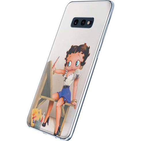 Betty Boop The Artist Galaxy S10e Skin