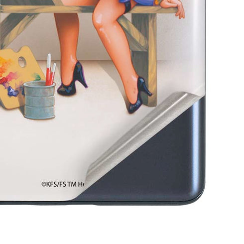 Betty Boop The Artist Galaxy S20 Fan Edition Skin