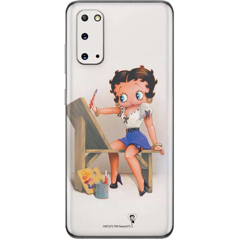 Betty Boop The Artist Galaxy S20 Skin
