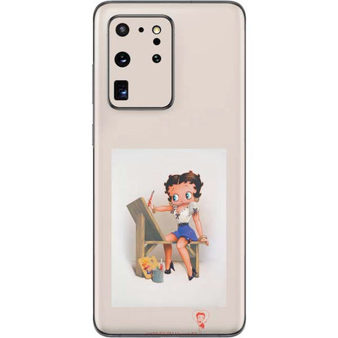 Betty Boop The Artist Galaxy S20 Ultra 5G Skin