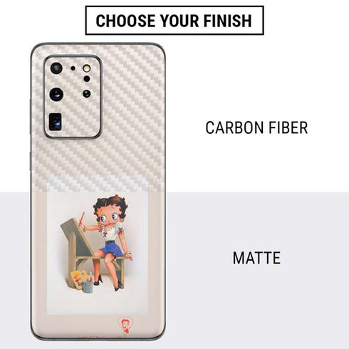 Betty Boop The Artist Galaxy S20 Ultra 5G Skin
