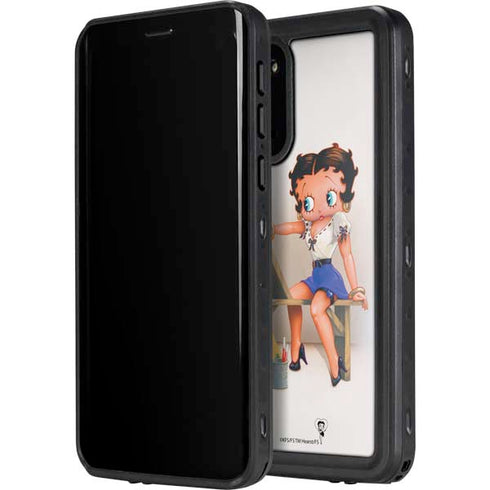 Betty Boop The Artist Galaxy S20 Waterproof Case