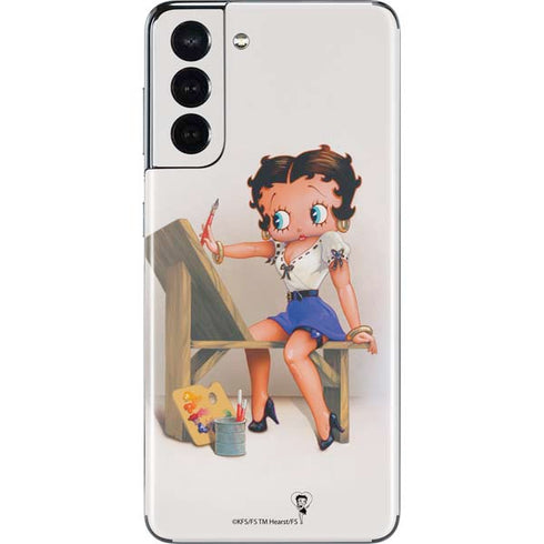 Betty Boop The Artist Galaxy S21 5G Skin