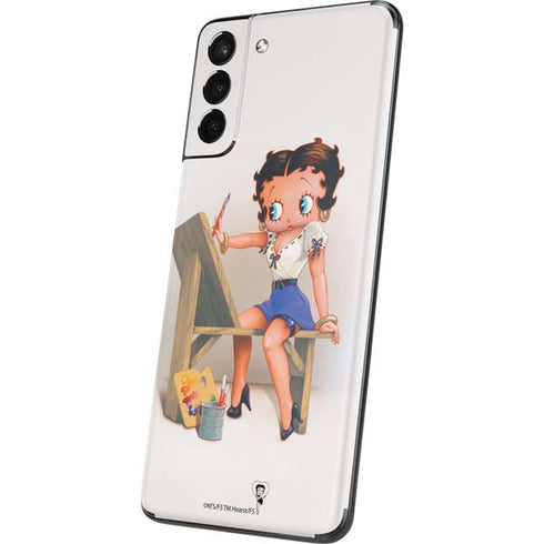 Betty Boop The Artist Galaxy S21 5G Skin