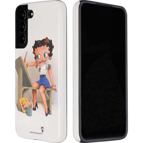 Betty Boop The Artist Galaxy S22 Plus Pro Case