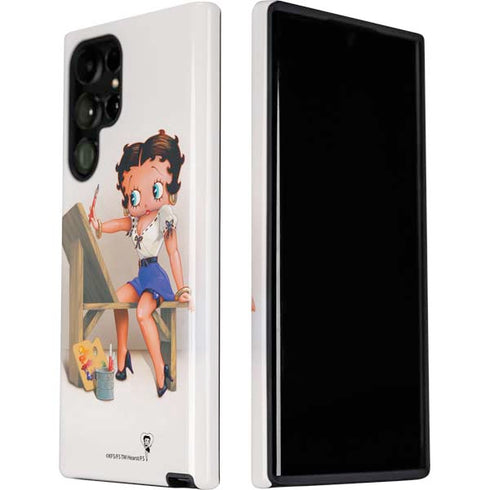 Betty Boop The Artist Galaxy S22 Ultra Pro Case