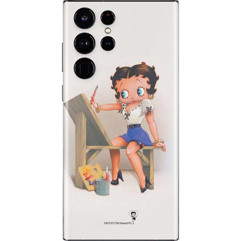 Betty Boop The Artist Galaxy S22 Ultra Skin