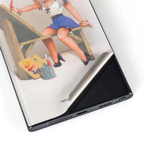 Betty Boop The Artist Galaxy S22 Ultra Skin
