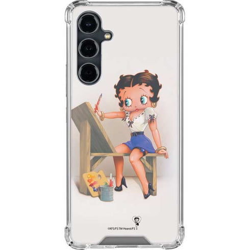 Betty Boop The Artist Galaxy S23 FE Clear Case