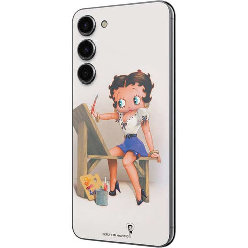 Betty Boop The Artist Galaxy S23 Plus Skin
