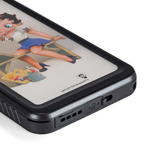 Betty Boop The Artist Galaxy S23 Plus Waterproof Case