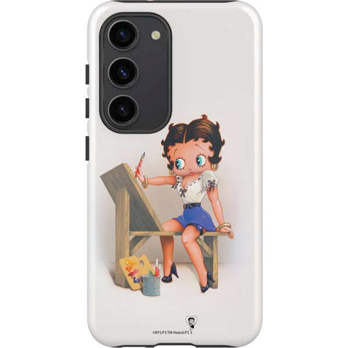 Betty Boop The Artist Galaxy S23 Pro Case
