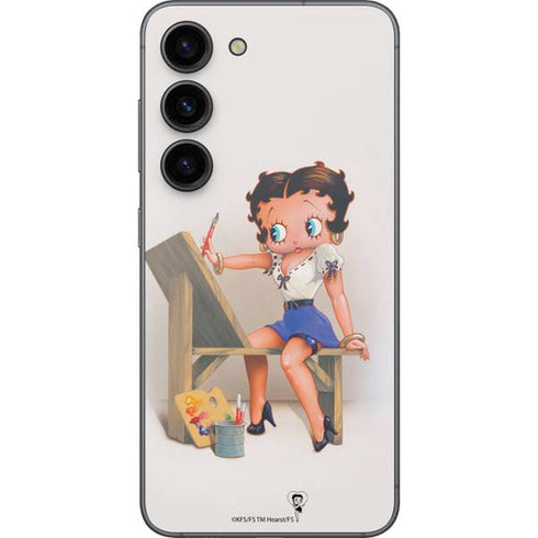 Betty Boop The Artist Galaxy S23 Skin