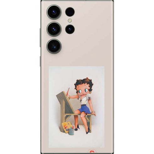 Betty Boop The Artist Galaxy S23 Ultra Skin