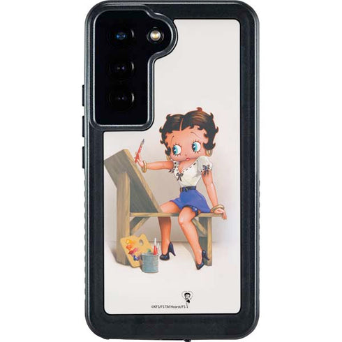 Betty Boop The Artist Galaxy S23 Waterproof Case