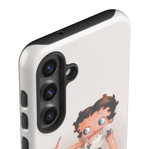 Betty Boop The Artist Galaxy S24 Plus Impact Case