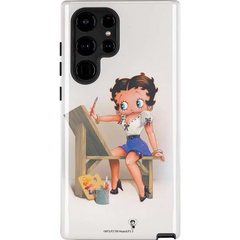 Betty Boop The Artist Galaxy S24 Ultra Impact Case