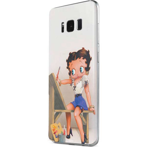 Betty Boop The Artist Galaxy S8 Skin